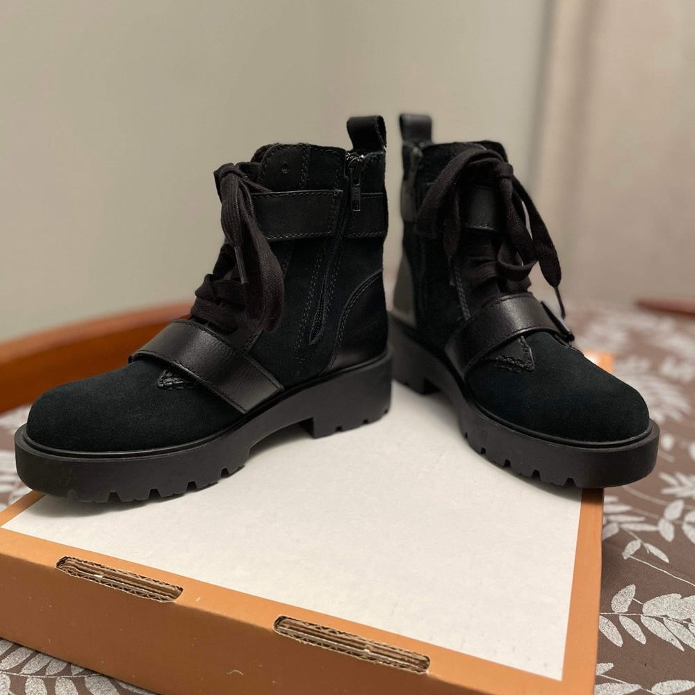 New Ugg Zorrah Boot Black Suede Leather Waterproof Women's 5 EU 36 UK 3 …